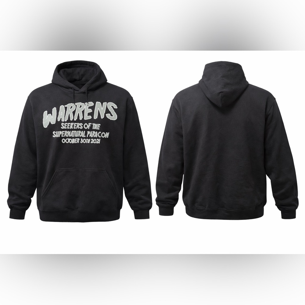 ED Warrens Seekers of the Supernatural Hoodie 1st Paracon! 2021  3X Hoodie RARE!